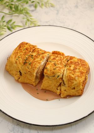 簡単！カニクリのチーズたまごロール-レシピのメイン写真