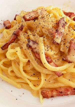 牛乳OK♪失敗しない濃厚カルボナーラ-レシピのメイン写真
