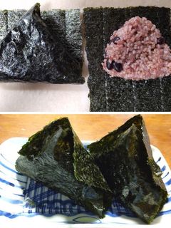 酵素玄米のツナマヨおにぎり鮒ずしの飯入り-レシピのメイン写真