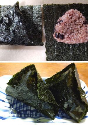 酵素玄米のツナマヨおにぎり鮒ずしの飯入り-レシピのメイン写真