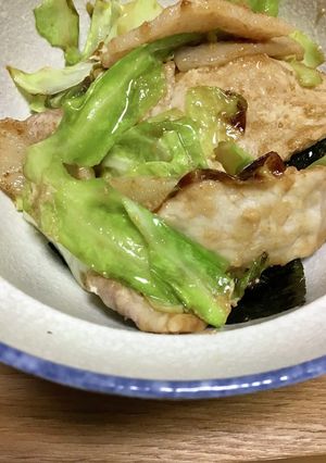 今朝の丼/わさび豚丼/時短-レシピのメイン写真