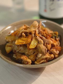 まろやか豚キムチ炒め-レシピのメイン写真