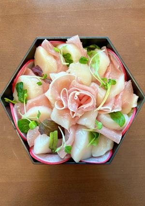 ホタテと生ハムの前菜-レシピのメイン写真