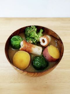 ごろっと具だくさんのおかず味噌汁-レシピのメイン写真
