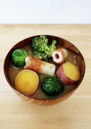 ごろっと具だくさんのおかず味噌汁-レシピのメイン写真