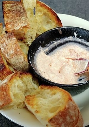 何食べ☆明太子サワークリームバゲット-レシピのメイン写真