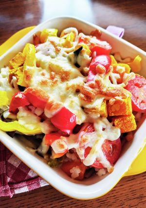 残った雑炊でランチ-レシピのメイン写真