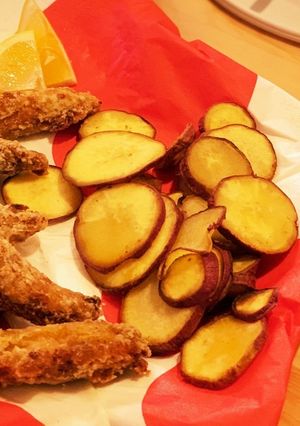フライドチキンの付け合わせ さつまいも-レシピのメイン写真
