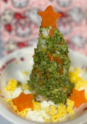 クリスマスツリーごはん-レシピのメイン写真