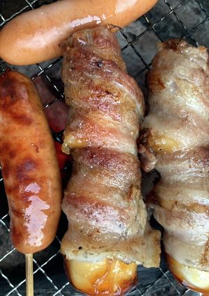 簡単　肉巻きみたらし　時短バーベQ-レシピのメイン写真