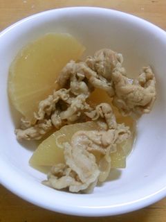 大量大根と豚肉の煮物-レシピのメイン写真
