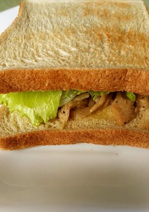 かんたんローストチキン・サンド-レシピのメイン写真