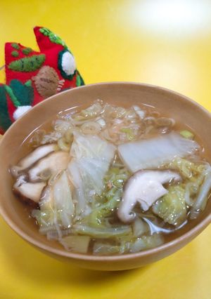 白菜とかに缶のスープ　-レシピのメイン写真