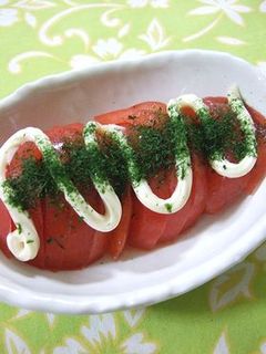 簡単すぎる❤青海苔トマト-レシピのメイン写真