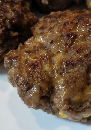 小間切れ牛肉のハンバーグ-レシピのメイン写真