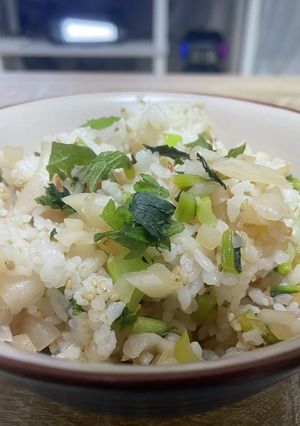 カブと梅と大葉の混ぜご飯-レシピのメイン写真