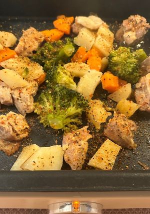 鶏と野菜のぎゅうぎゅう焼き♡晩酌のお供-レシピのメイン写真