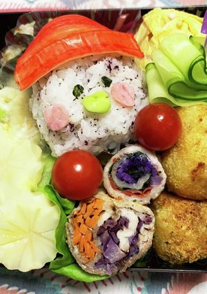 12/25ﾖｯﾁｬﾝ☆クリスマス弁当-レシピのメイン写真