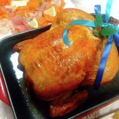 รูปของ 丸鶏ローストチキン♡