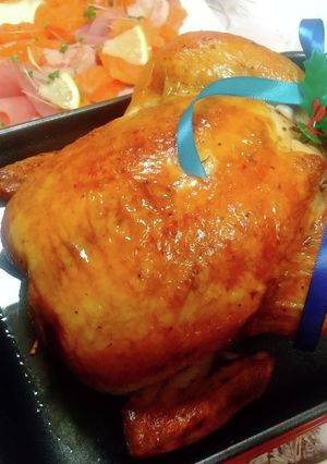 丸鶏ローストチキン♡-レシピのメイン写真