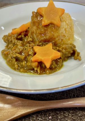 お星さまキーマカレー-レシピのメイン写真