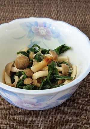 ♦野菜たべよう♦にらとしめじのポン酢かけ-レシピのメイン写真