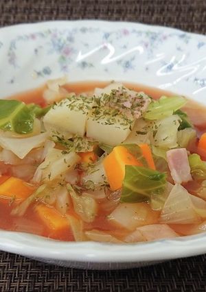 ♦野菜たべよう♦簡単ミネストローネ-レシピのメイン写真