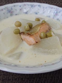 ♦野菜たべよう♦鮭と大根の和風スープ-レシピのメイン写真