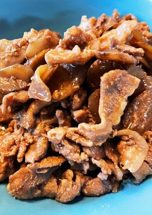 【お弁当】子供が喜ぶ　豚肉のしぐれ煮-レシピのメイン写真