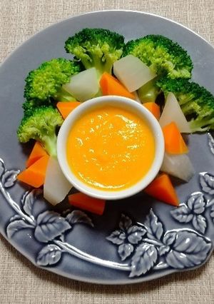 冬野菜のサラダ～人参ドレッシング～-レシピのメイン写真