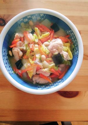 白菜と鶏肉の治部煮-レシピのメイン写真