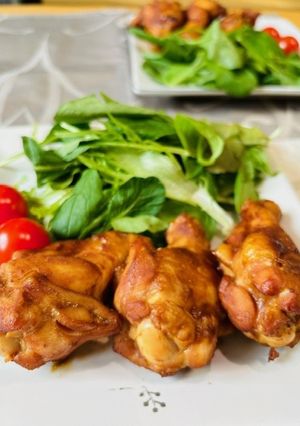 簡単！鶏手羽元のこっくり味噌焼き-レシピのメイン写真