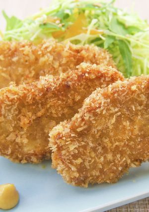 肉の中まで味染み!塩麹で下味したトンカツ-レシピのメイン写真