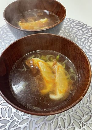 冷凍餃子の簡単スープ-レシピのメイン写真