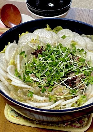 白菜•大根•さば缶で薬膳風味の中華鍋-レシピのメイン写真