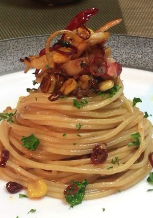 焼きとうもろこしのペペロンチーノ♡-レシピのメイン写真