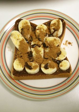 懐かしさ感じるチョコバナナトースト-レシピのメイン写真