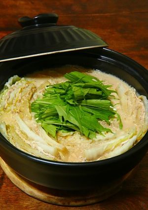 豚肉と白菜のミルフィーユ豆乳鍋-レシピのメイン写真