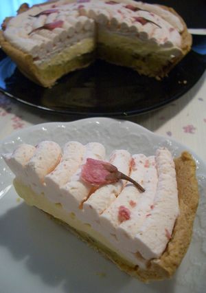 はんなり至福の☆桜トリプルクリームタルト-レシピのメイン写真