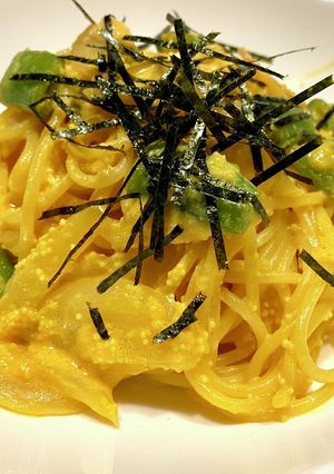 ウニと数の子のクリームパスタ-レシピのメイン写真