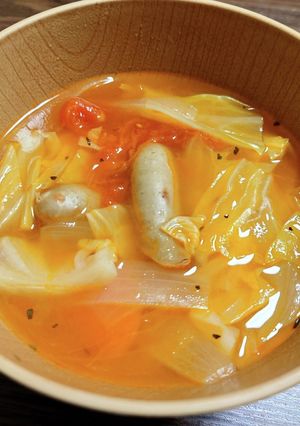 ポトフ風ごろごろ野菜のスープ-レシピのメイン写真