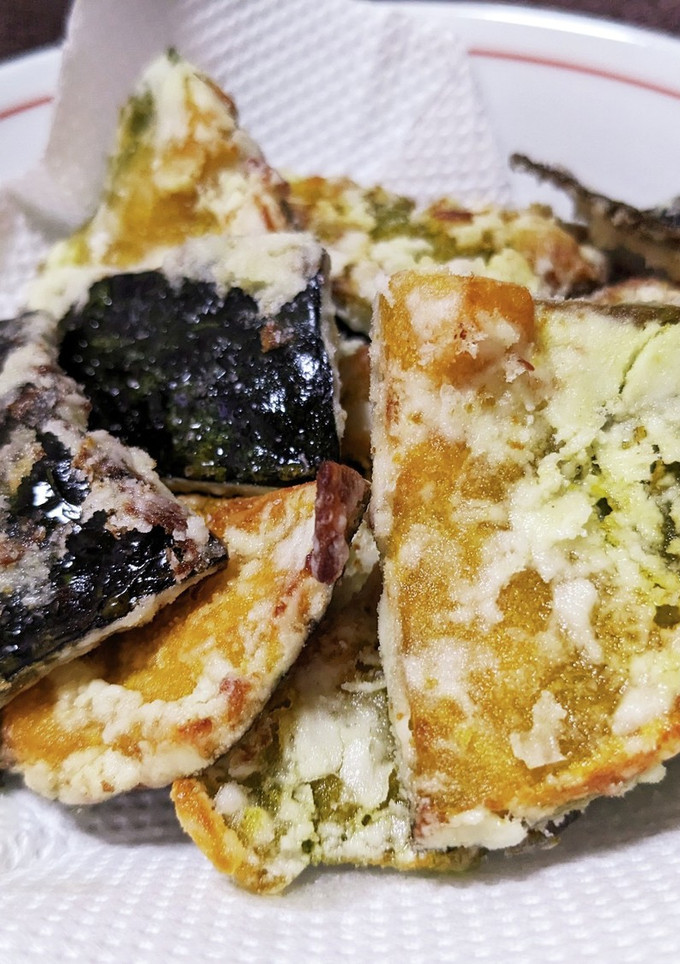 かぼちゃの皮の唐揚げ-レシピのメイン写真