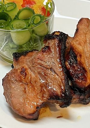 漬け込み焼くだけBBQ味のスペアリブ-レシピのメイン写真