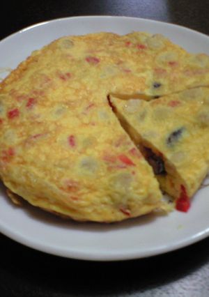 豆たっぷりスペイン風オムレツ-レシピのメイン写真