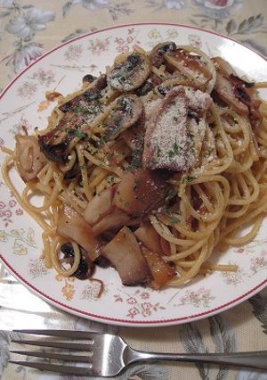 簡単絶品焼ききのこパスタ！！-レシピのメイン写真