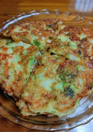 山芋とエビのお焼き-レシピのメイン写真