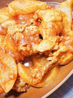 大根と手羽元のトマト煮込み-レシピのメイン写真