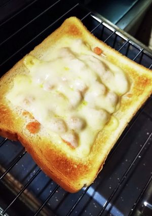 鮭チーズトースト-レシピのメイン写真