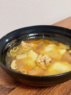 “岩手の郷土料理”ひっつみ汁-レシピのメイン写真
