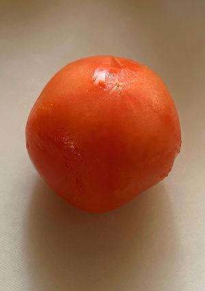 炙りトマトの皮むき-レシピのメイン写真